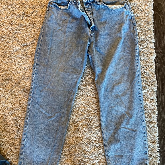Abercrombie & Fitch Women's High Rise Jeans - Blue - Picture 5 of 5